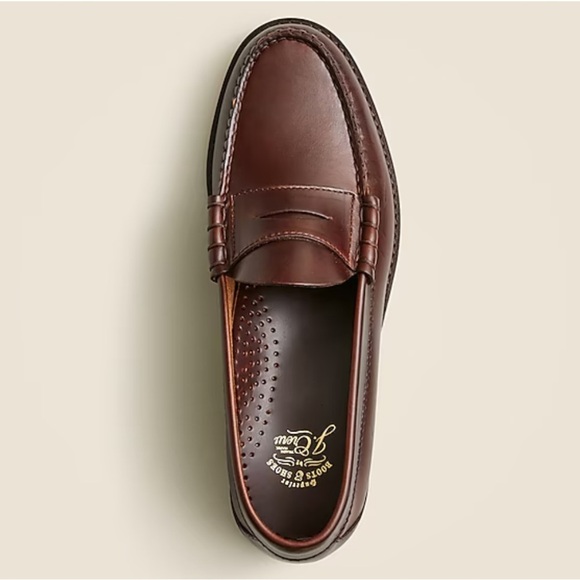 J crew whiskey Camden loafers with leather soles NWOB main image 8